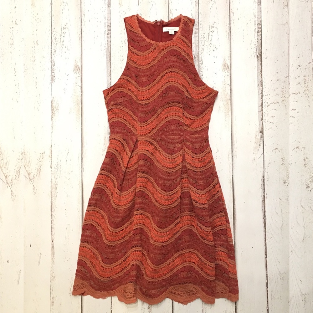 Francesca’s | Allover Lace Skater Dress